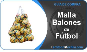 Guia de mallas y bolsas para balones de futbol