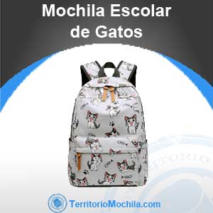 mejor mochila escolar de gatos