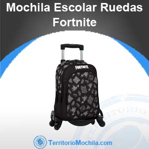 mejor mochila escolar con ruedas de fortnite