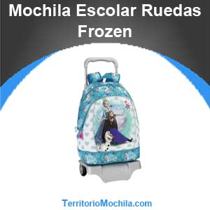 mejor mochila escolar con ruedas de frozen