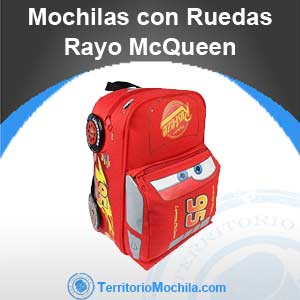 mejores mochilas con ruedas de rayo mcqueen