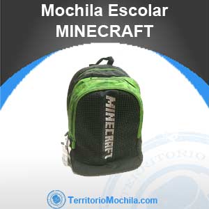mejor mochila escolar de Minecraft