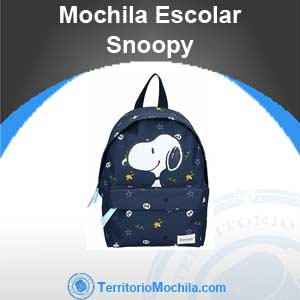 mejor mochila escolar de Snoopy