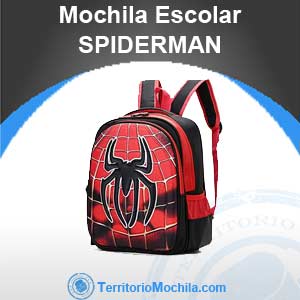 mejor mochila escolar de Spiderman