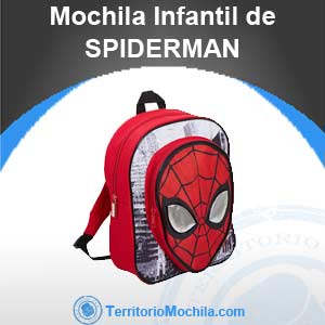 mejor mochila infantil de spiderman